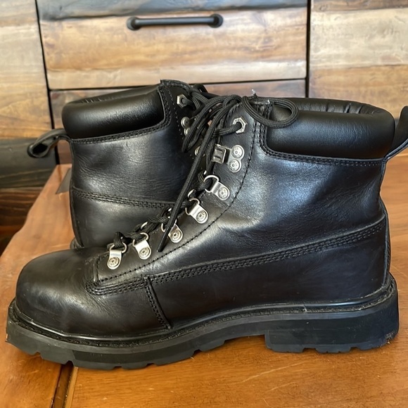 HARLEY Davidson Lace Up Boots Size 8.5 main image 11